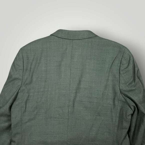 Banana Republic Blazer Sport Coat Mens 40R Modern Slim Fit Wool Blend Nail Head - Picture 8 of 9